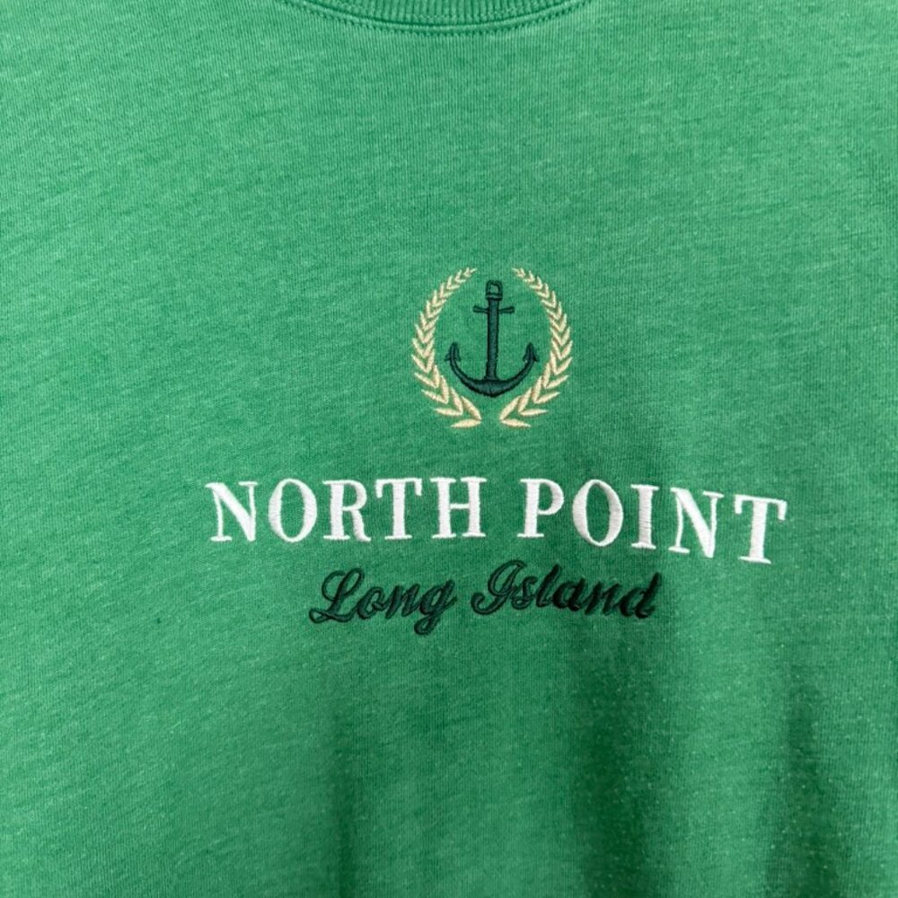 Garage Green 'North Point Long Island' Crewneck Sweatshirt - Picture 3 of 7
